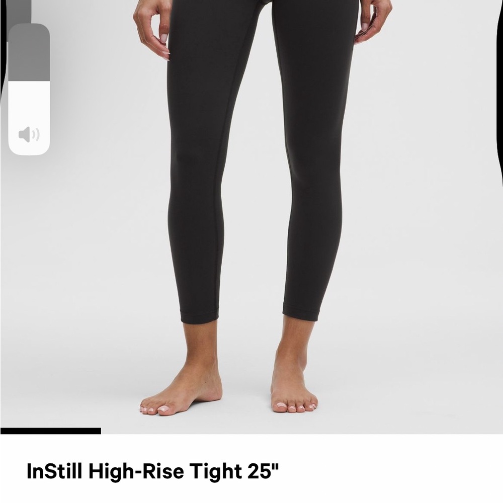 Lululemon dark plum Instill High Rise Tights 25’